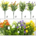 thumbnail image 2 of 8 Bundles Artificial Outdoors Flowers (Purple-Eucalyptus), 2 of 5