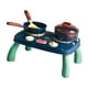 thumbnail image 1 of Juego de cocina para niños de 19 piezas, utensilios de cocina, juguetes de cocina interactivos de simulación. Azul, 1 of 9
