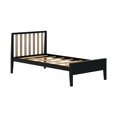 thumbnail image 3 of Max & Lily Scandinavian Twin Bed Frame, Solid Wood Platform Bed with Headboard, 3 of 6