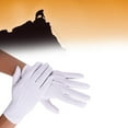thumbnail image 4 of Marching Gloves, White Ceremonial Gloves Easy Cleaning Comfortable Stretchy Reusable  For Parties For Climbing, 4 of 8
