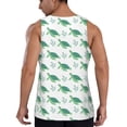 thumbnail image 3 of Easygdp Turtle Men's Tank Top, Sleeveless Muscle T Shirts, Breathable, Quick-Dry, Loose for Gym, Running, Fitness - Large, 3 of 9
