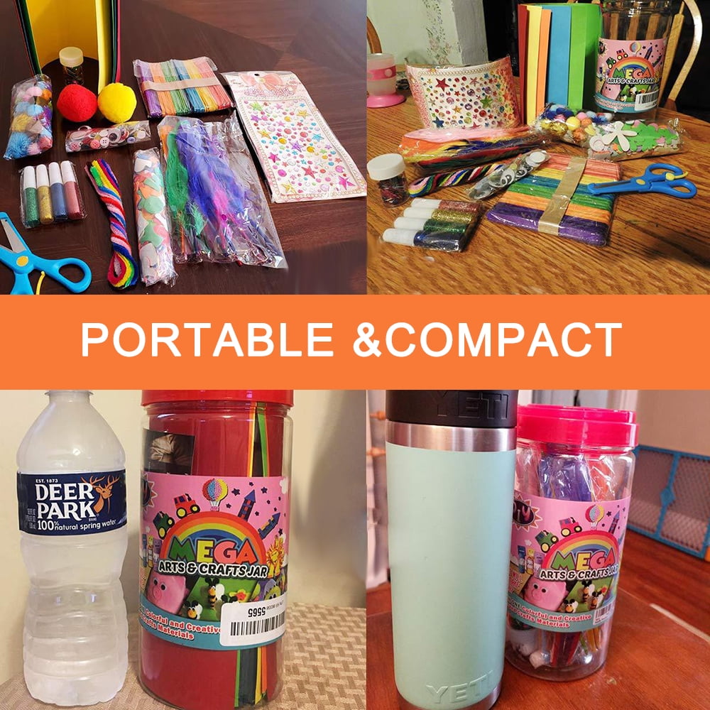 the craft supplies we're using – almost makes perfect