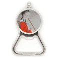 thumbnail image 1 of Flauta de belleza roja pintura China Acero inoxidable Metal cerveza tapa sacacorchos, 1 of 3