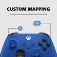 thumbnail image 1 of Open Box Microsoft Xbox Wireless Controller Shock Blue with Hybrid D-Pad, Textured Grips, Bluetooth, USB-C, 40-Hour Battery Life QAU-00065/QAU-00001, 1 of 7