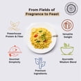 Indian Brown Basmati Rice & Lentil Kitchari Mix - Protein Superfood Jar