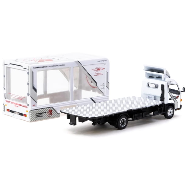 Tarmac Works ふそう Canter Eva Racing Mitsubishi Fuso Canter Mobile Display Truck RHD 