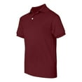 thumbnail image 3 of Hanes Boys School Uniform 4-18 EcoSmart Jersey Polo Shirt, 3 of 4