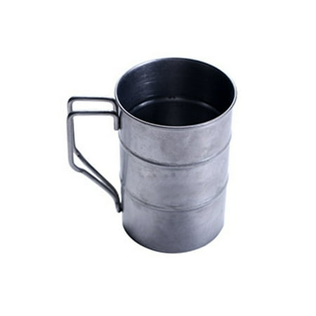 

Ziizwfa Nordic 400ml Volume Coffee Cup Stainless Steel Beer Mug with Handle Tea Tumbler
