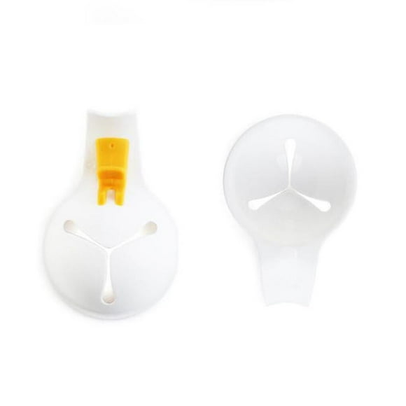Thinsony Egg Holder Eggs Mold Cup Egg Timer Egg Seperator Egg Mould Beauty Holder Fried Kitchen Tools Hot Sale white 10*3.5*7cm 1Set