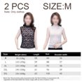 thumbnail image 2 of False Crop, Ladies Lace False Collar Half Blouse Elegant Collar Sleeveless Pullover Underwear Fake Collar, 2 of 5