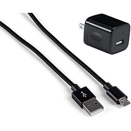 Micro USB Cable Android Charger  Micro USB Android Charger Cable Nylon Braided Cord Compatible with Samsung Galaxy S7 S6 J7 Note 5  Kindle  Xbox  PS4-Black (3ft+Wall Charger  4 Pack) price history on PriceWatchPro