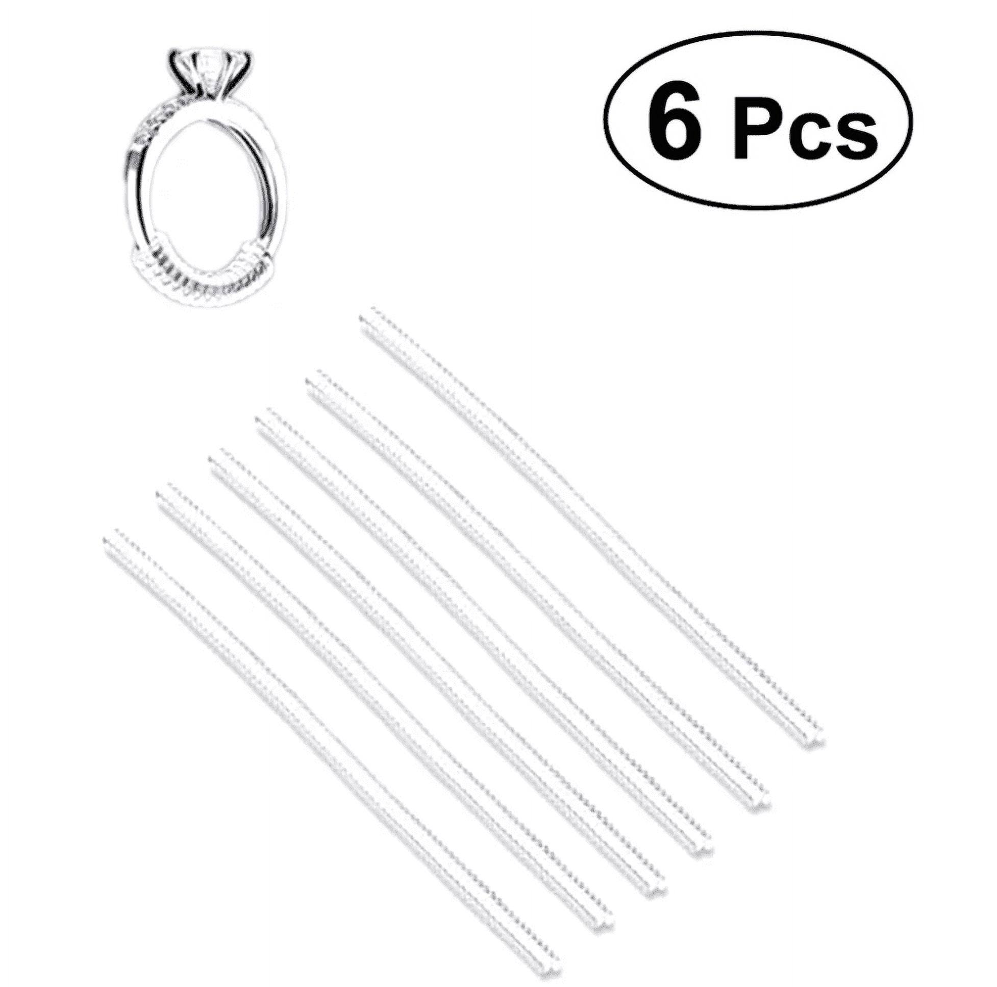 6pcs Invisible Ring Size Adjuster TPU Ring Guard Clear Ring Size Reducer for Loose Rings(Thin), Adult Unisex, Size: 1.2