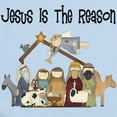 thumbnail image 2 of CafePress - Jesus Is The Reason Infant Bodysuit - Baby Light Bodysuit, Size Newborn - 24 Months, 2 of 4