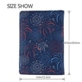 thumbnail image 3 of Pofeuu Firework Print Travel Document Organizer Passport Holder Men Women for Family (6.5 in x 4.5 in),Wallet Holder Credit Card Clutch Bag Case, 3 of 5