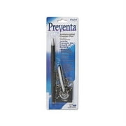 Preventa Deluxe Stick Ballpoint Counter Pen Medium 1mm, Black Ink, Black Barrel