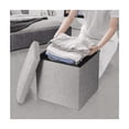 thumbnail image 2 of Puff Silla Cubo Organizador Plegable Con Cajón Almacenador, 2 of 4