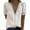White, variant on Pntutb Clearance Women Fashion Lace Short Sleeve Casual T-Shirt V-Neck Solid Color Top