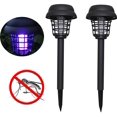 thumbnail image 2 of 2PC Solar Powered Mosquito Killer,Waterproof Solar Powered LED Light Mosquito Pest Bug Zapper Insect Lamp Garden Environmentally Friendly,V (A), 2 of 8
