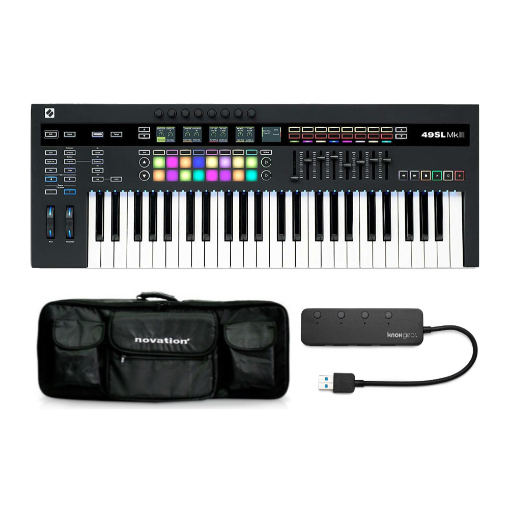 Midi bundle. Novation 49 sl mk iii. novation launchkey 49 mk3 midi keyboard controller. 49sl mkll novation. novation control midi контроллер.