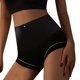 thumbnail image 1 of Gibobby Calzoncillos hipster Ropa interior mujer con estampado leopardo Europa y América Cintura alta Levantamiento vientre Nalgas Tallas grandes Calzoncillos seda hielo sin rastro Mujeres（Negro， M), 1 of 4
