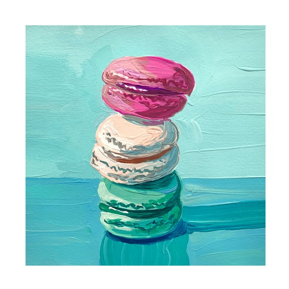 Trademark Fine Art Key and Sea Macarons Canvas Wall Art