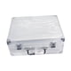 thumbnail image 5 of Caja de accesorios del organizador de herramientas de caja de aleación de aluminio con caja de carcasa dura plateado, 5 of 8