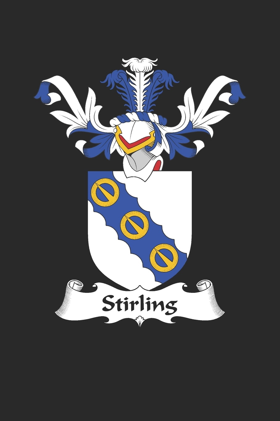 Stirling Stirling Coat Of Arms And Family Crest Notebook Journal 6 X stirling-stirling-coat-of-arms-and-family-crest-notebook-journal-6-x