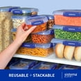 thumbnail image 3 of Sistema KLIP IT PLUS Food Storage Containers | 7.5 L Rectangle | Stackable & Airtight Fridge/Freezer Food Box with Lid | BPA-Free Plastic C101, 3 of 3