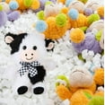 thumbnail image 4 of Shaggy Cow Plush Toy – 8-Inch Soft Highland Cow Stuffed Animal, Cuddly Scottish Highlander Plushie for Kids and Collectors w/LaPrima Morceau Bonbon, 4 of 7