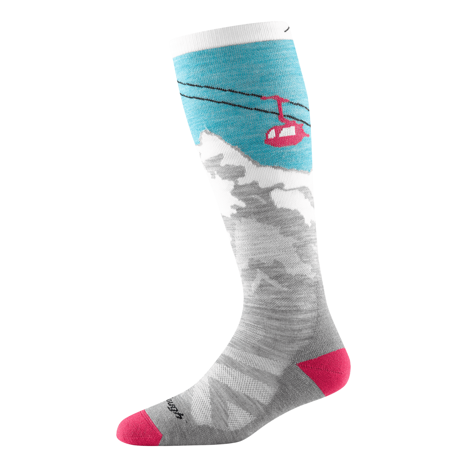 Darn Tough Women's Yeti Over-the-Calf Midweight Cushioned Ski & Snowboard Socks