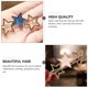 thumbnail image 2 of 5 horquillas con diseño de estrella para el pelo de mujer, accesorios decorativos para el cabello., 2 of 6