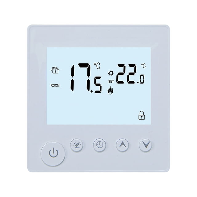 Mistaha Smart LCD Display Temperature Controller with Child Lock and Three Working Modes for Electric Heating and Gas Boiler - K1H16A Electric Heater Control