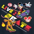 thumbnail image 3 of Disney - Standard Sports - Live to Skate - Men's Long Sleeve T-Shirt, 3 of 5