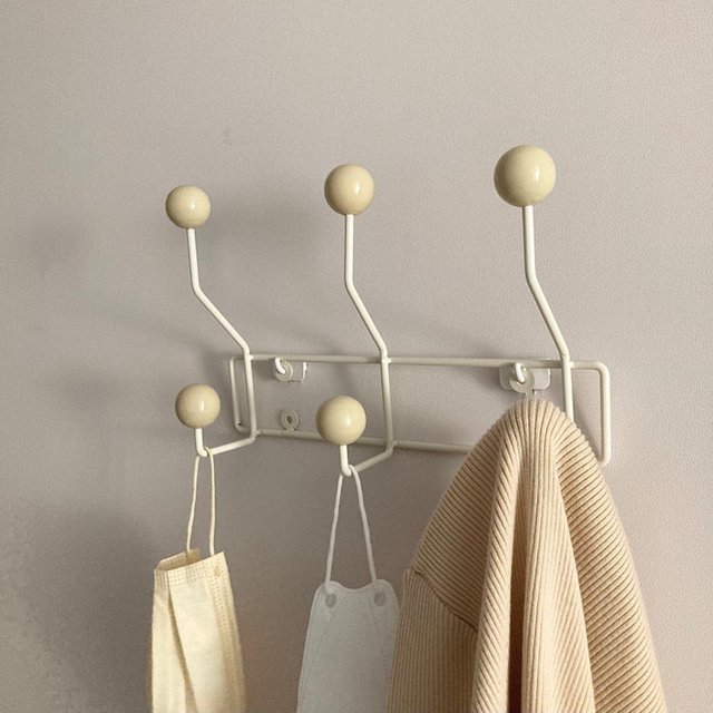 Perchero de hierro, perchas para monedero, percha de pared para el hogar, ganchos para organizador, ahorra espacio para el baño, cafetería, amarillos Soledad Perchero