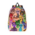 thumbnail image 2 of Sprunki 3Pcs/set Schoolbag Colorful Backpack Cartoon School Bookbag with Lunch Bag Gift, 2 of 6