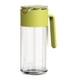 thumbnail image 2 of Bote dispensador de aceite de vidrio - 19,35 oz (550 ml) Apertura y cierre automático, recipiente de aceite de cocina de alto volumen, verde, amarillo o blanco, 2 of 6