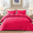 Hot Pink, variant on Whale Flotilla 3-Piece King Quilt Set, Soft Embossed Bedding Set, Lightweight Bedspread Coverlet with Damask Vintage Pattern, Reversible Bed Cover for All Seasons, Hot Pink