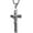 Silver, variant on Catholic Jesus Christ on INRI Cross Crucifix Gold Silver Tone stainless steel Pendant Necklace 22+2 Chain