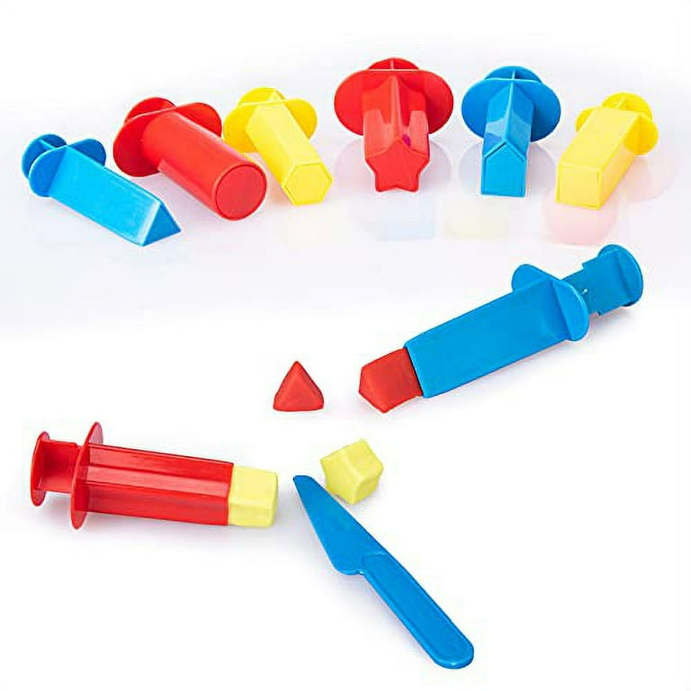 Play Dough Tools Kit Include 42Pcs Dough Accessories, Molds, Shape,  Scissors, Rolling Pin with Storage Bag, Party Pack Playdough Toys for Kids  Toddlers Boys Girls 
