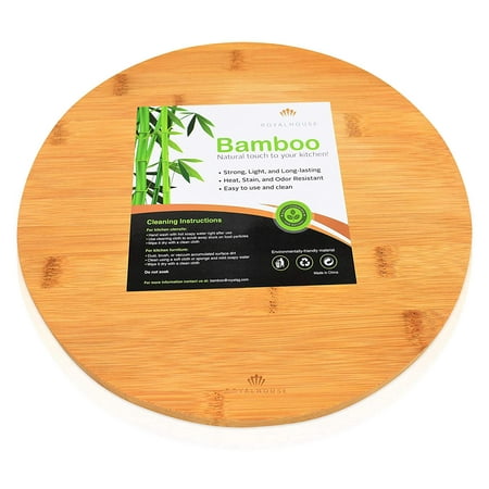 

Round Bamboo Cutting Board by Royal House