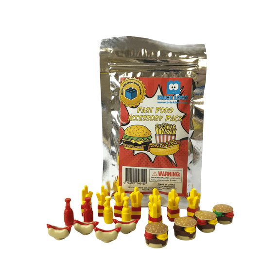 Brick Loot Fast Food Accessory Pack
