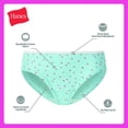 thumbnail image 5 of Hanes Infants/Toddlers Hipster Underwear Pack, 10-Pack, Toddler Core 100% Cotton Underwear for Toddler Girls, 5 of 7