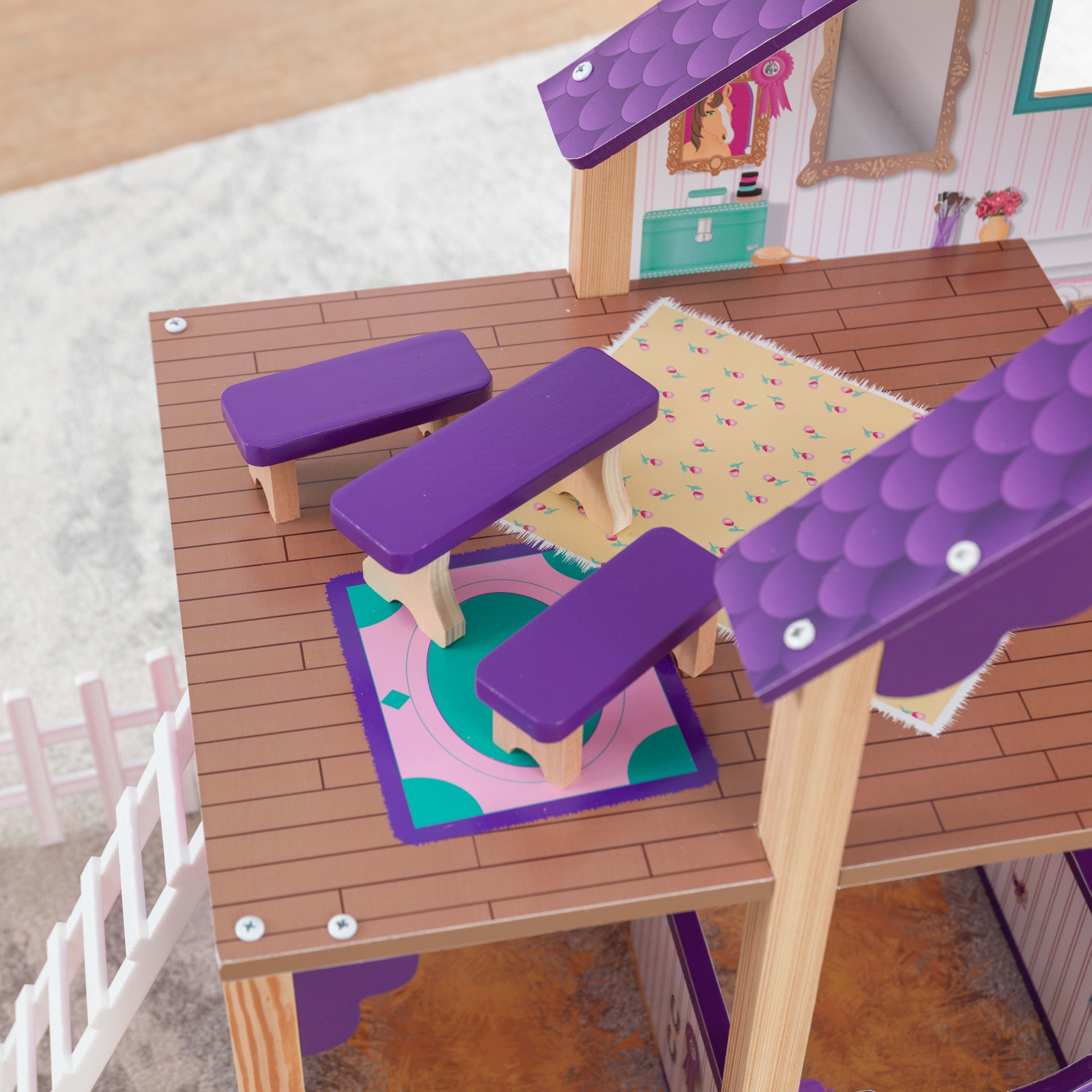 Kidkraft deluxe cheap horse stable