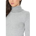 thumbnail image 6 of YEMAK Women's Classic Fitted Long Sleeve Turtleneck Pullover Sweater MK3349-PURPLE-M, 6 of 8
