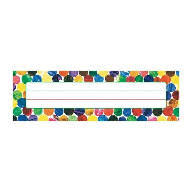 Eric Carle Dots Name Plates - Pack of 6 - Walmart.com