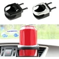 thumbnail image 1 of Portavasos Universal, Portavasos para Coche, Portavasos Extraíble, Soporte para Ventilación de Aire de Coche, para Coches, Camiones, Autocaravanas, Furgonetas, 2 Piezas, 1 of 5