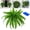 21 Leaves, variant on 2026 UV Resistant Lifelike Artificial Boston Fern, artificial plants outdoor, Large Realistic Faux Greenery Bundles for Hanging Baskets, Porch, Garden, Patio and Window Box Decor (1, 28 leaves)