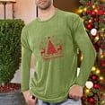 thumbnail image 1 of Blusas y camisas de manga larga con cuello redondo para hombre, deportivas, fitness, hogar, pijamas navideños estampados, camiseta de manga larga con cuello redondo, blusa de poliéster para hombre, 1 of 4