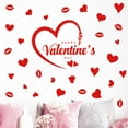 thumbnail image 4 of PEIBang Valentine's Day Wall Decals,Removable Love Heart Wall Stickers,Window Clings Romantic Decoration for Anniversary Wedding Home Party, 4 of 5