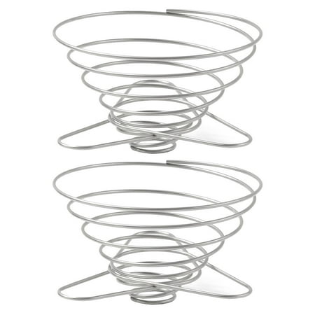 

NUOLUX 2Pcs Coffee Drip Stands Folding Funnel Cups Stainless Steel Coffee Filters